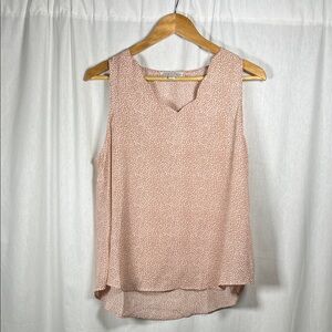 Elegant Blush Sleeveless Tank Top
